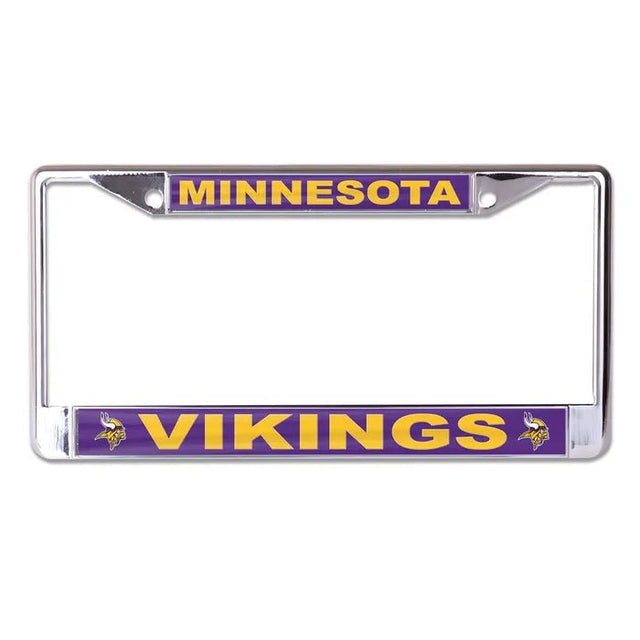 Front view of an NFL license plate frame showcasing New Orleans Saints lettering and fleur-de-lis details with a white background