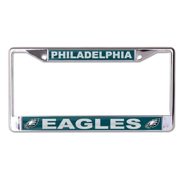 Front view of NFL license plate frame featuring Seattle Seahawks branding with Seattle and Seahawks text on a white background