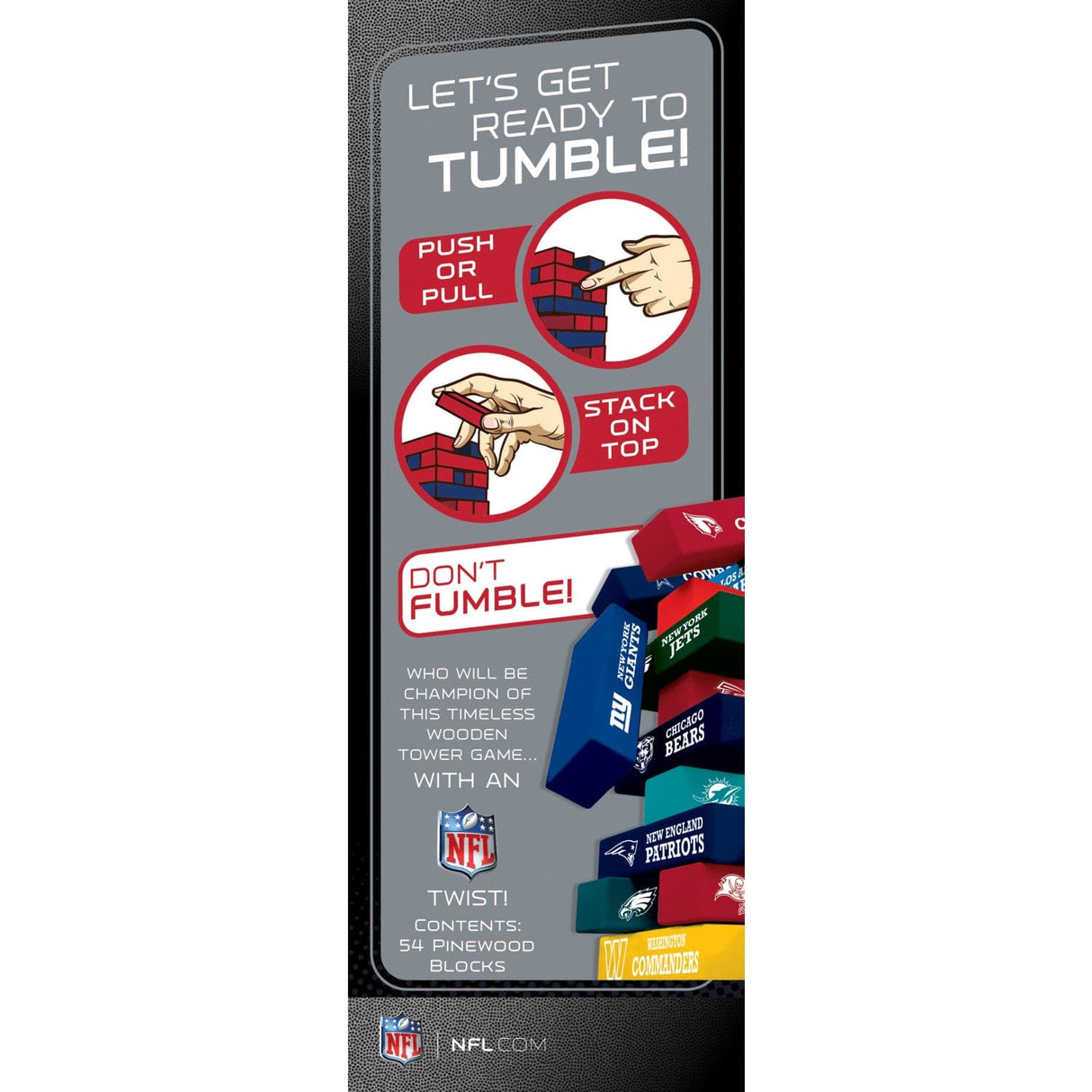 NFL Tumble Tower - All Teams - MasterPieces Puzzle Company INC - 705988018268