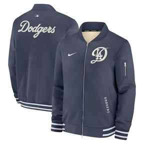 Nike Dodgers City Connect Full - Zip Bomber Jacket - Nike - 23410241107