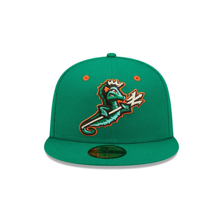 Norfolk Tides Authentic Collection On-Field Green 59FIFTY Fitted Hat - New Era - 232602418101