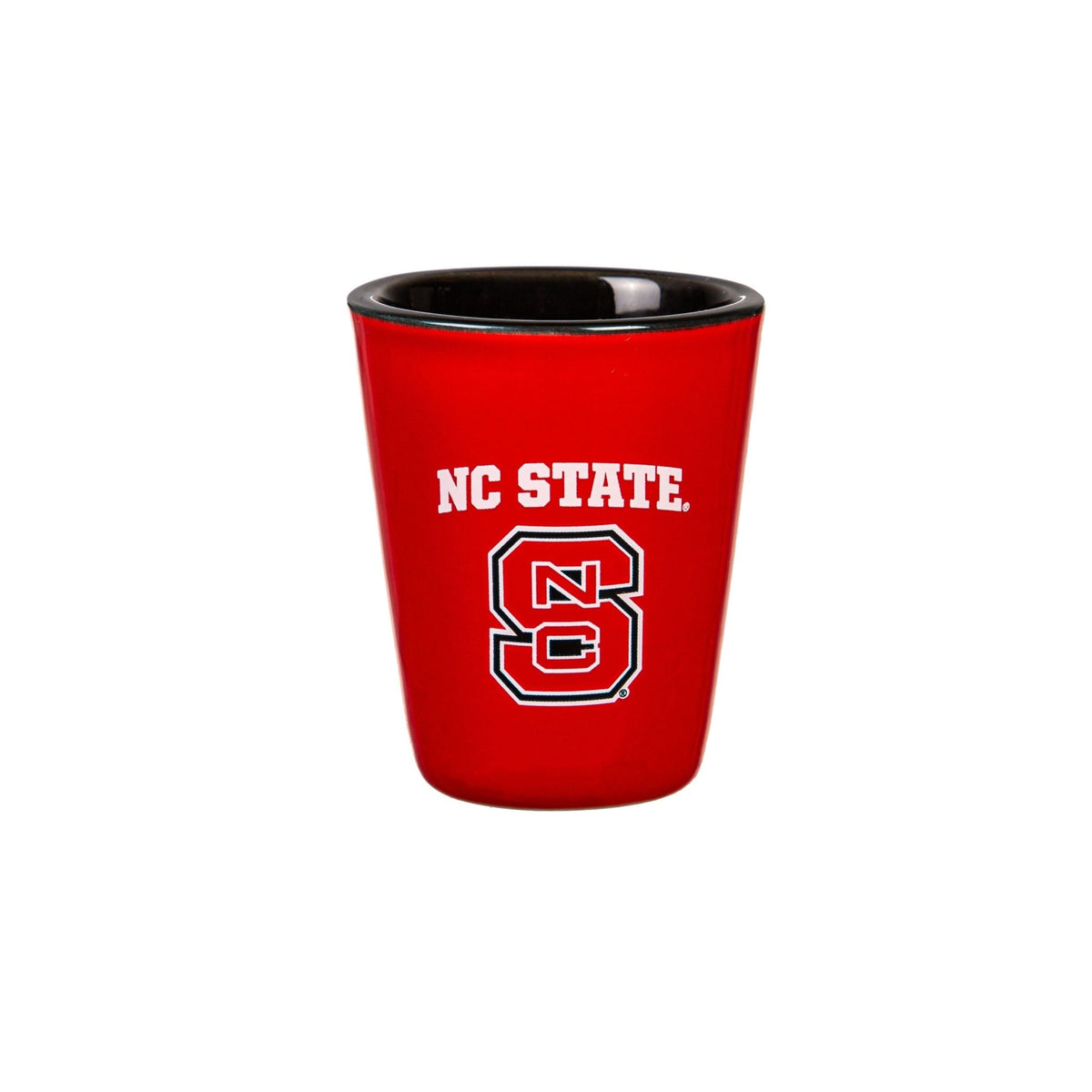 North Carolina State University 4-Piece Ceramic and Glass 2oz. Shot Glass Set - EG Collective - 801946180425