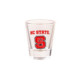 North Carolina State University 4-Piece Ceramic and Glass 2oz. Shot Glass Set - EG Collective - 801946180425