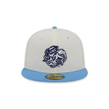 North Carolina Tar Heels Vintage 59FIFTY Fitted Hat - Sky & Cream - New Era - 