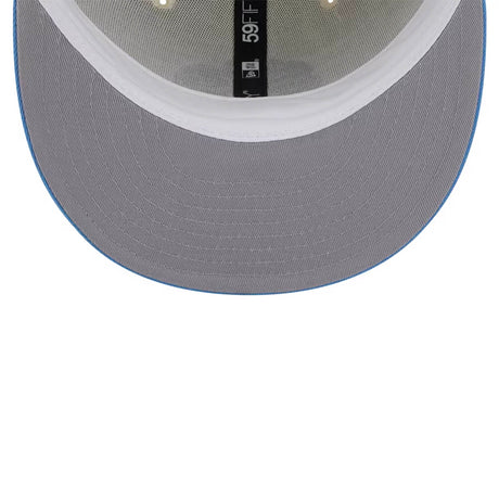 North Carolina Tar Heels Vintage 59FIFTY Fitted Hat - Sky & Cream - New Era - 