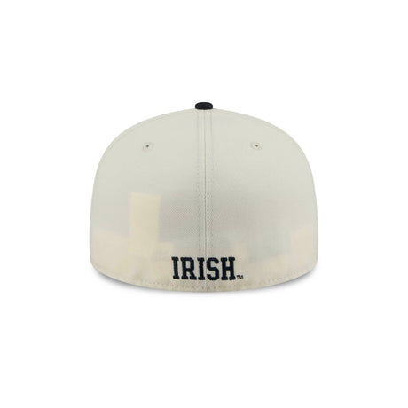 Notre Dame Fighting Irish 59FIFTY Fitted Hat - Cream & OTC - New Era - 