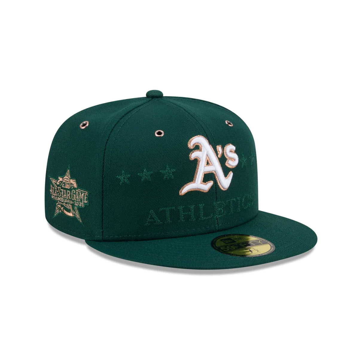 Oakland Athletics 2026 MLB All-Star Game Green 59FIFTY Fitted Hat - New Era - 37100140101