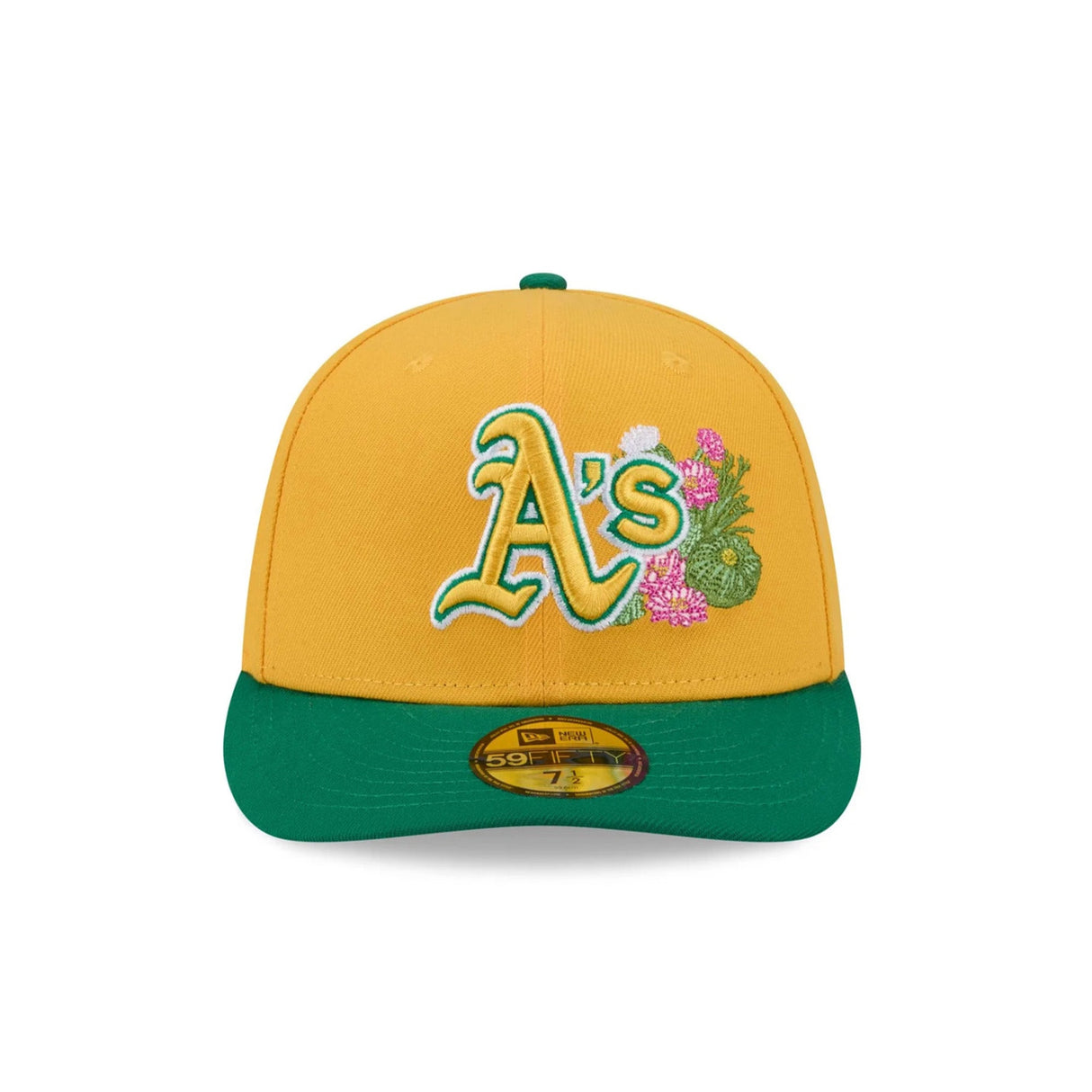 Oakland Athletics 2026 Spring Training Gold & Green 59FIFTY Pre - Curved Fitted Hat - New Era - 238622340101
