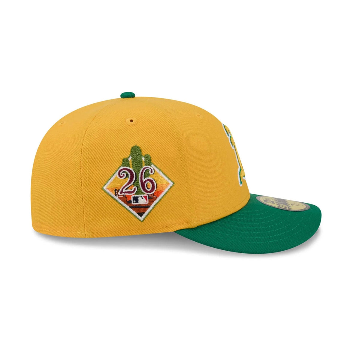 Oakland Athletics 2026 Spring Training Gold & Green 59FIFTY Pre - Curved Fitted Hat - New Era - 238622340101