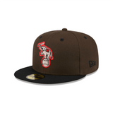 Oakland Athletics 40th Anniversary Brown & Black 59FIFTY Fitted Hat - New Era - 23861340101