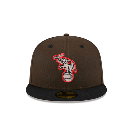 Oakland Athletics 40th Anniversary Brown & Black 59FIFTY Fitted Hat - New Era - 23861340101