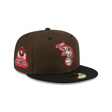 Oakland Athletics 40th Anniversary Brown & Black 59FIFTY Fitted Hat - New Era - 23861340101