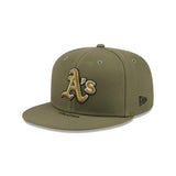 Oakland Athletics Armed Forces Day Olive Green 59FIFTY Fitted Hat - New Era - 37090240103