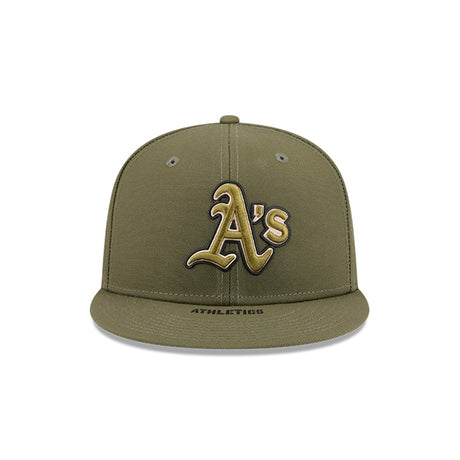 Oakland Athletics Armed Forces Day Olive Green 59FIFTY Fitted Hat - New Era - 37090240103