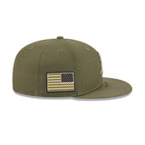 Oakland Athletics Armed Forces Day Olive Green 59FIFTY Fitted Hat - New Era - 37090240103