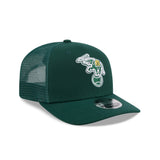 Oakland Athletics Cooperstown Collection Green 9SEVENTY Stretch - Snap Trucker Hat - New Era - 23012440103