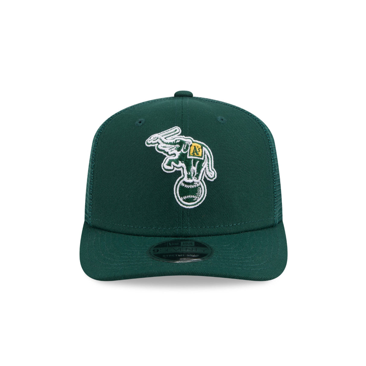 Oakland Athletics Cooperstown Collection Green 9SEVENTY Stretch - Snap Trucker Hat - New Era - 23012440103