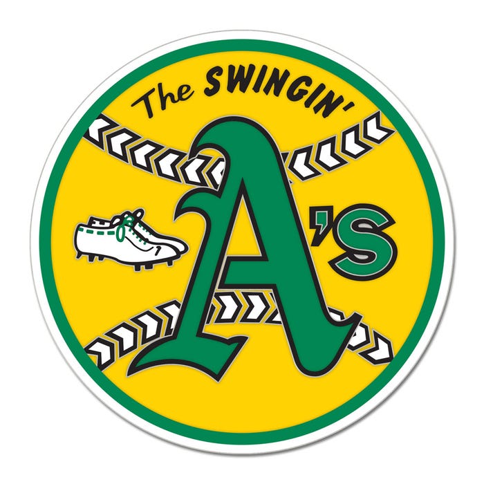 Oakland Athletics Cooperstown Collection The Swingin’ A’s Collector Enamel Pin - Wincraft - 323610401