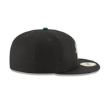 Oakland Athletics Cooperstown Elephant Logo Black 59FIFTY Fitted Hat - New Era - 23863140101