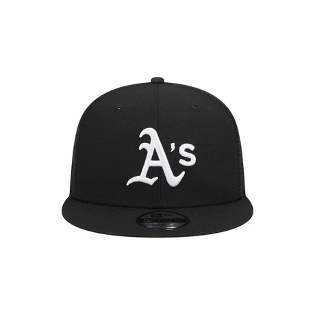 Oakland Athletics Evergreen Black 9FIFTY Snapback Trucker Hat - New Era - 23012740101