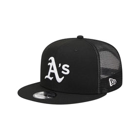 Oakland Athletics Evergreen Black 9FIFTY Snapback Trucker Hat - New Era - 23012740101