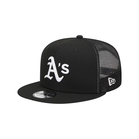Oakland Athletics Evergreen Black 9FIFTY Snapback Trucker Hat - New Era - 23012740101