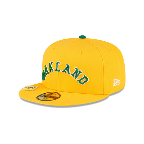 Oakland Athletics Gold City Flag 59FIFTY - New Era - 