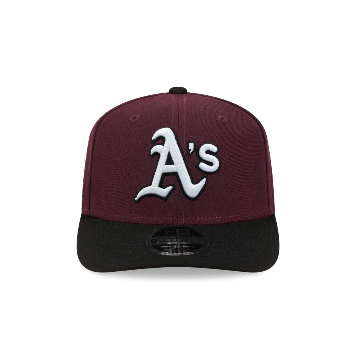 Oakland Athletics Maroon & Black 9SEVENTY Stretch Snap Hat - New Era - 23013940101