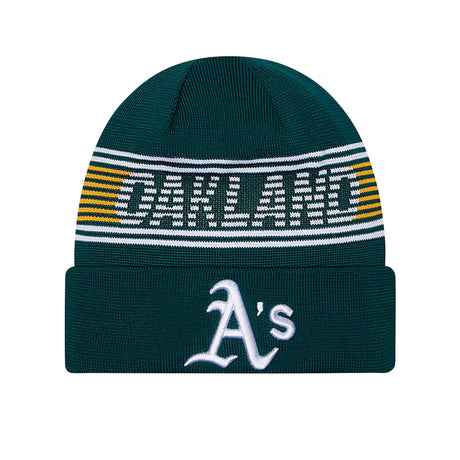 Oakland Athletics On - Field Cuffed Knit Beanie - New Era - 2300904401