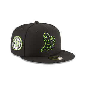 Oakland Athletics "POP COLOR" 59FIFTY Fitted - Green & Black - New Era - 