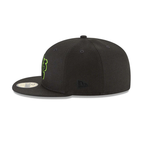 Oakland Athletics "POP COLOR" 59FIFTY Fitted - Green & Black - New Era - 
