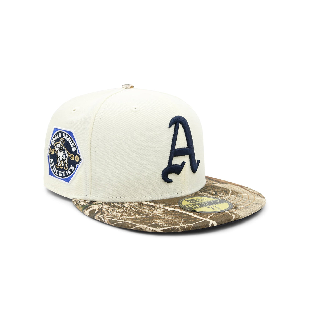 Oakland Athletics REALTREE® Cream 59FIFTY Fitted - New Era - 