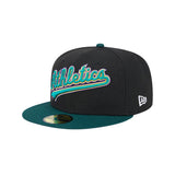 Oakland Athletics Retro Spring Training Black 59FIFTY Fitted Hat - New Era - 23052340101