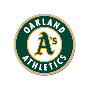 Oakland Athletics Round Team Logo Collector Pin - Wincraft - 3236014013