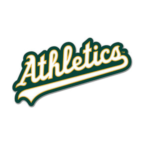 Oakland Athletics Script Logo Collector Enamel Pin - Wincraft - 3236014011