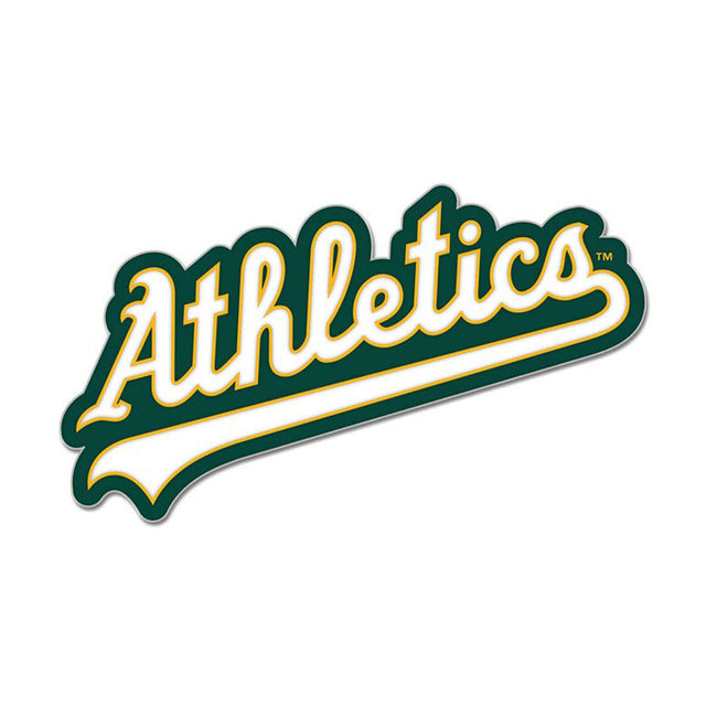 Oakland Athletics Script Logo Collector Enamel Pin - Wincraft - 3236014011