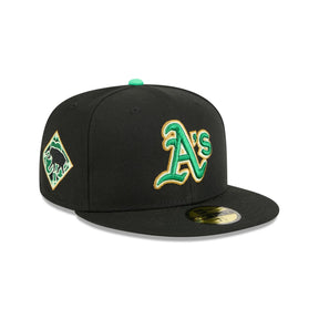 Oakland Athletics St. Patrick's Day 2026 Black 59FIFTY Fitted Hat - New Era - 37090140101
