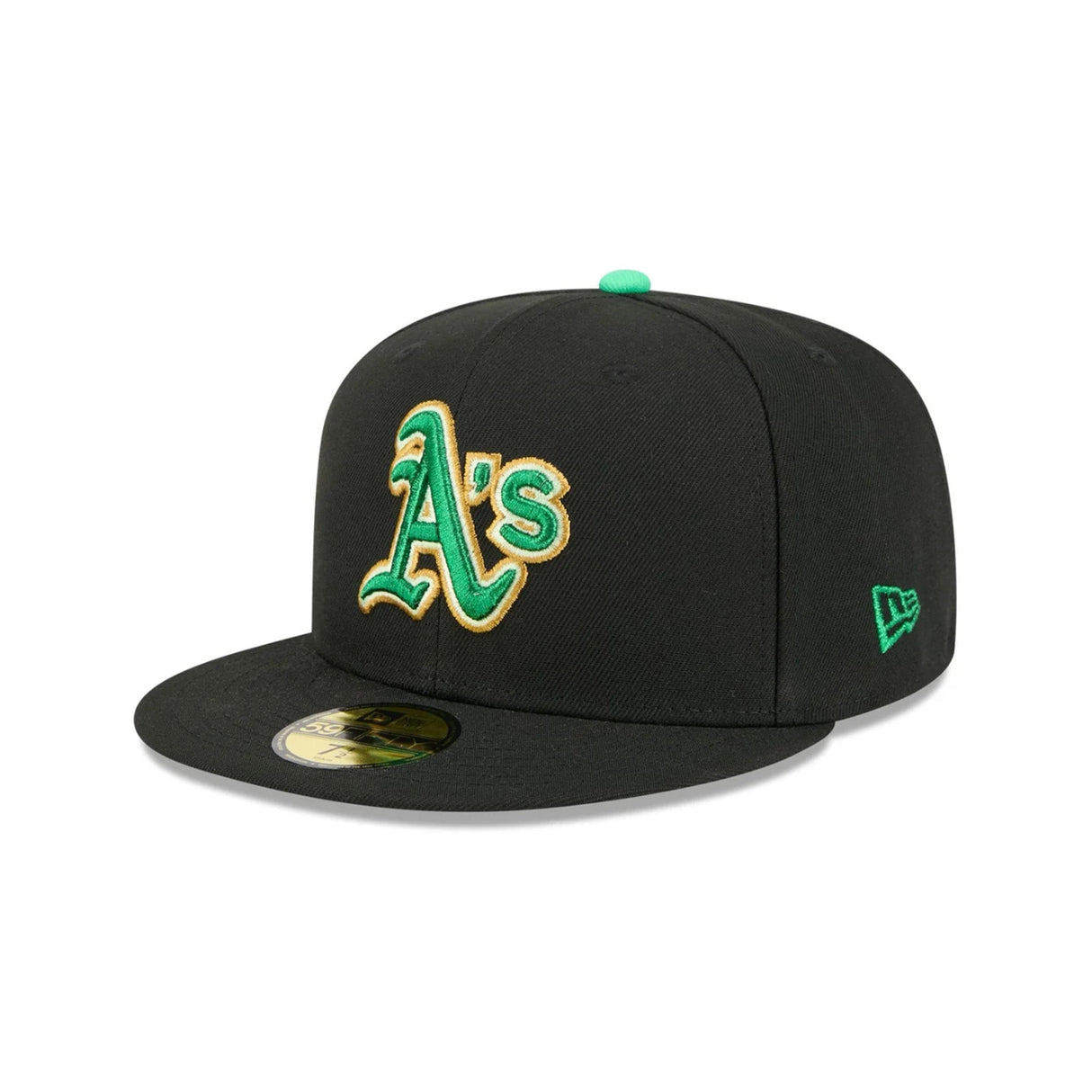 Oakland Athletics St. Patrick's Day 2026 Black 59FIFTY Fitted Hat - New Era - 37090140101