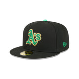 Oakland Athletics St. Patrick's Day 2026 Black 59FIFTY Fitted Hat - New Era - 37090140101