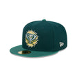 Oakland Athletics Team Shimmer Green 59FIFTY Fitted Hat - New Era - 23332540101