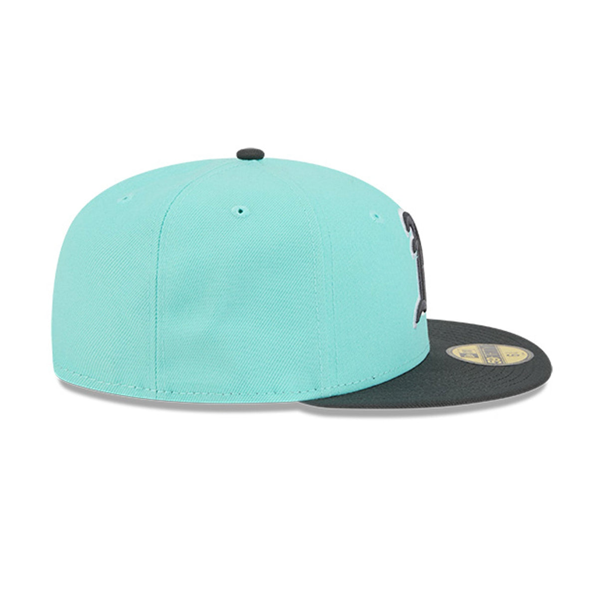 Oakland Athletics Two - Tone Turquoise & Charcoal 59FIFTY Fitted Hat - New Era - 23010740101