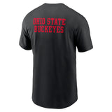 Ohio State Buckeyes Black Nike 2 - Hit Stacked T-Shirt - Nike - 