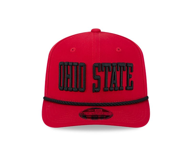 Ohio State Buckeyes Scarlet Red 9SEVENTY Stretch - Snap Hat - New Era - 234301649