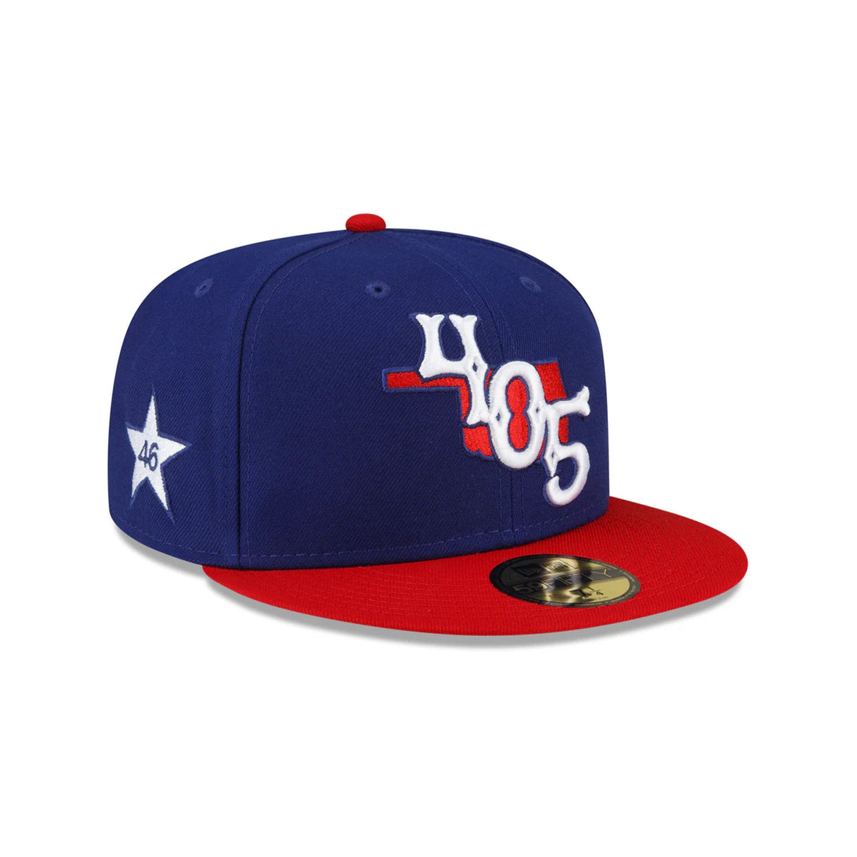 Oklahoma City Comets 405 Authentic Collection Alternate Royal Red 59FIFTY Fitted Hat - New Era - 232605411134
