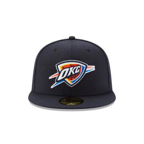 Oklahoma City Thunder Black 59FIFTY Fitted Hat - New Era - 23440122701