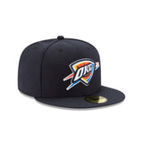 Oklahoma City Thunder Black 59FIFTY Fitted Hat - New Era - 23440122701