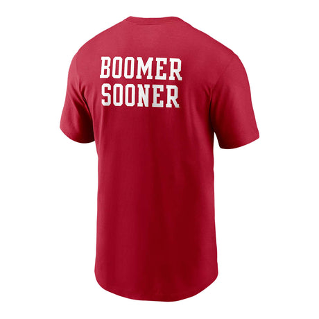 Oklahoma Sooners Jordan Brand 2 - Hit Stacked Red T-Shirt - Nike - 