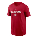 Oklahoma Sooners Jordan Brand 2 - Hit Stacked Red T-Shirt - Nike - 