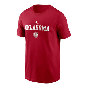 Oklahoma Sooners Jordan Brand 2 - Hit Stacked Red T-Shirt - Nike - 