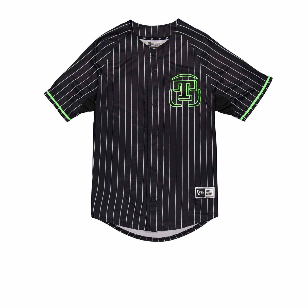 Olmecas de Tabasco Black Neon Pinstripe New Era Baseball Jersey - New Era - 